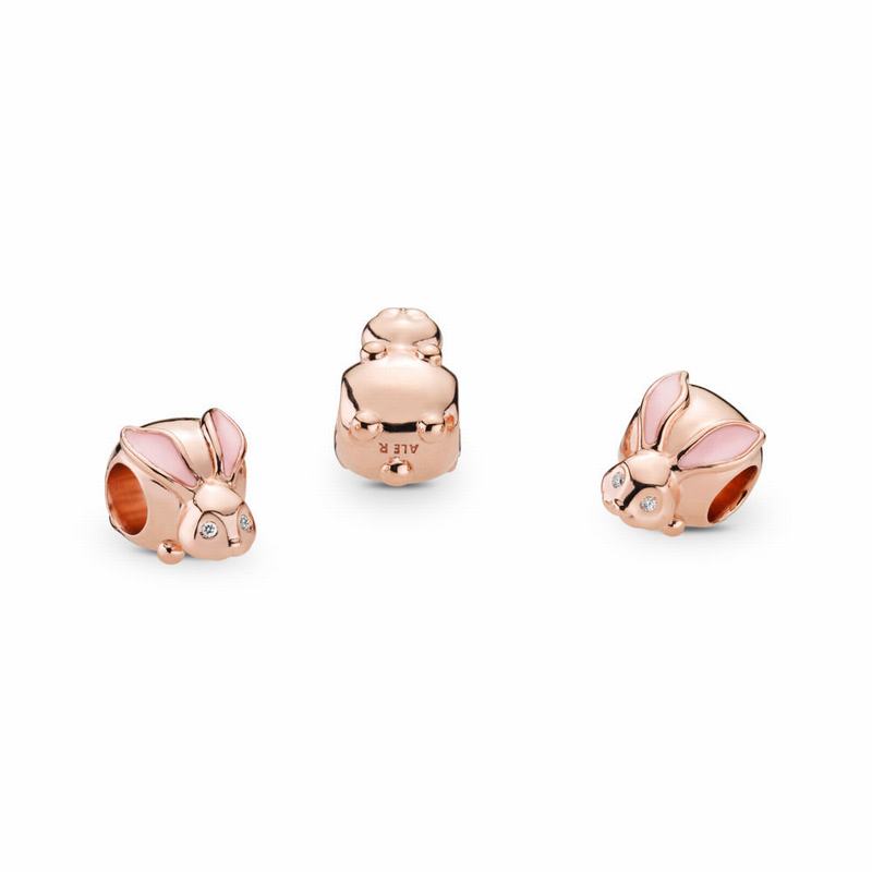 PANDORA Rose™ Cute Bunny Charm Sale NZ (180624-XHS)